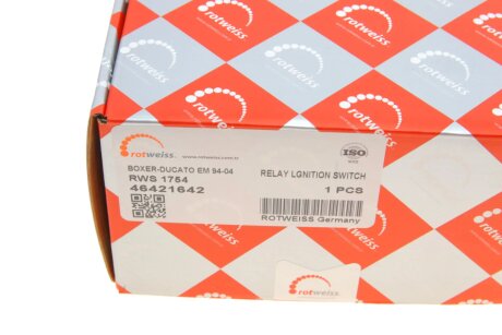 Личинка замка зажигания rotweiss RWS1754