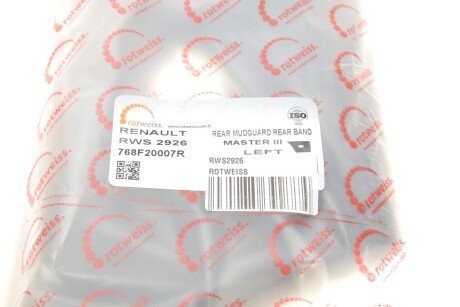 Накладка(молдінг) крила rotweiss RWS2926