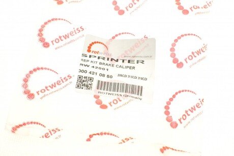 Направляючі гальмівних супортів rotweiss RW42001