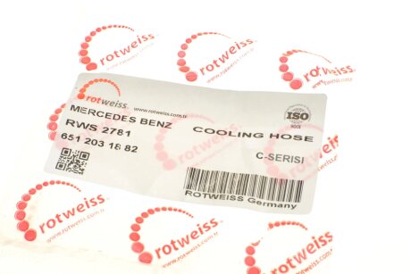 Патрубок інтеркулера (турбіни) rotweiss RWS2781