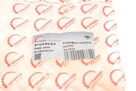 Патрубок інтеркулера (турбіни) rotweiss RWS2846