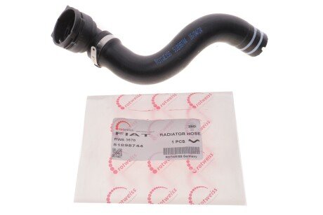 Патрубок радіатора rotweiss RWS3670