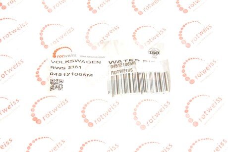 Патрубок системи охолодження rotweiss 045121065M