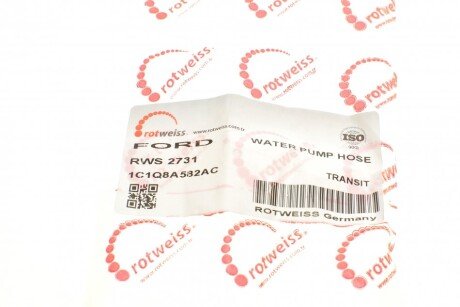 Патрубок системи охолодження rotweiss RWS2731