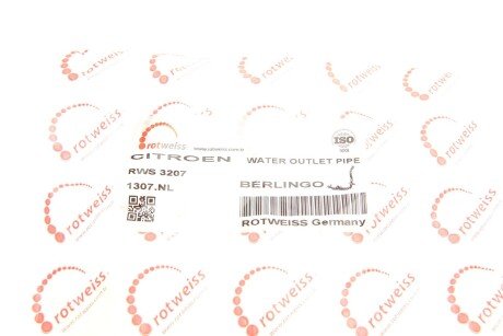 Патрубок системи охолодження rotweiss RWS3207