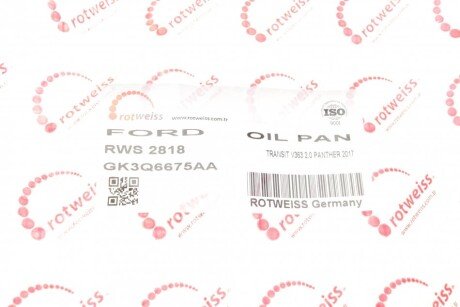 Піддон оливний rotweiss RWS2818