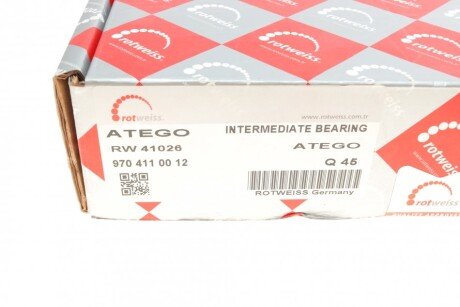 Подшипник подвесной rotweiss RW41026