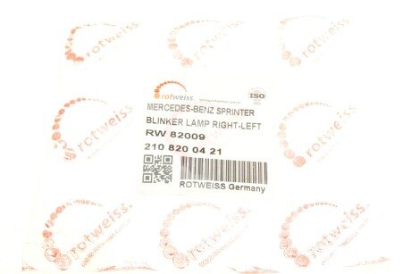 Повторитель поворота rotweiss RW82009