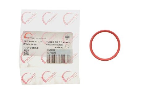 Прокладка патрубка інтеркулера rotweiss RWS2668