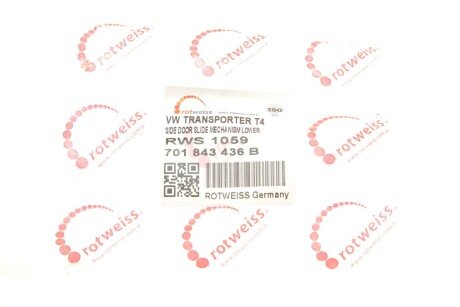 Ролик дверей rotweiss RWS1059