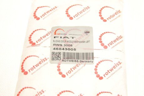 Ролик дверей rotweiss RWS3008