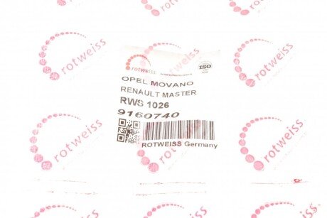 Ролик двери rotweiss RWS1026