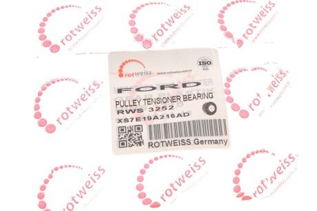 Ролик ременя генератора rotweiss RWS3252