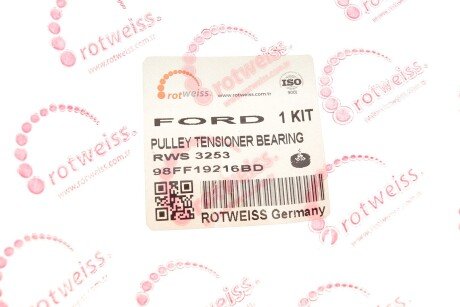 Ролик ременя генератора rotweiss RWS3253