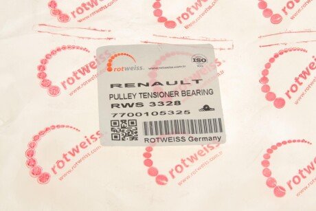 Ролик ременя генератора rotweiss RWS3328