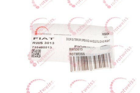 Ручка дверей rotweiss RWS3013