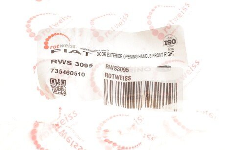 Ручка дверей rotweiss RWS3095