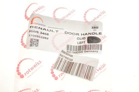 Ручка дверна rotweiss RWS3405