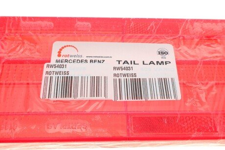 Скло ліхтаря rotweiss RW54031