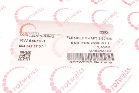 Трос спидометра rotweiss RW540121