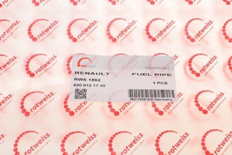 Трубка топливная rotweiss RWS1862