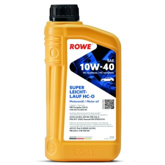 Олива моторна HIGHTEC SUPER LEICHTLAUF HC-O SAE 10W-40 (1 L) rowe 20058001099