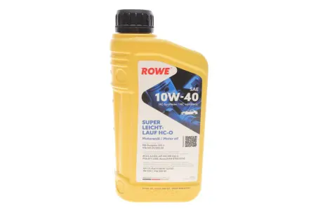 Олива моторна HIGHTEC SUPER LEICHTLAUF HC-O SAE 10W-40 (1 L) ROWE 20058001099