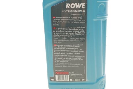 Олива моторна HIGHTEC SYNT RS DLS SAE 5W-30 (1 L) rowe 20118001099
