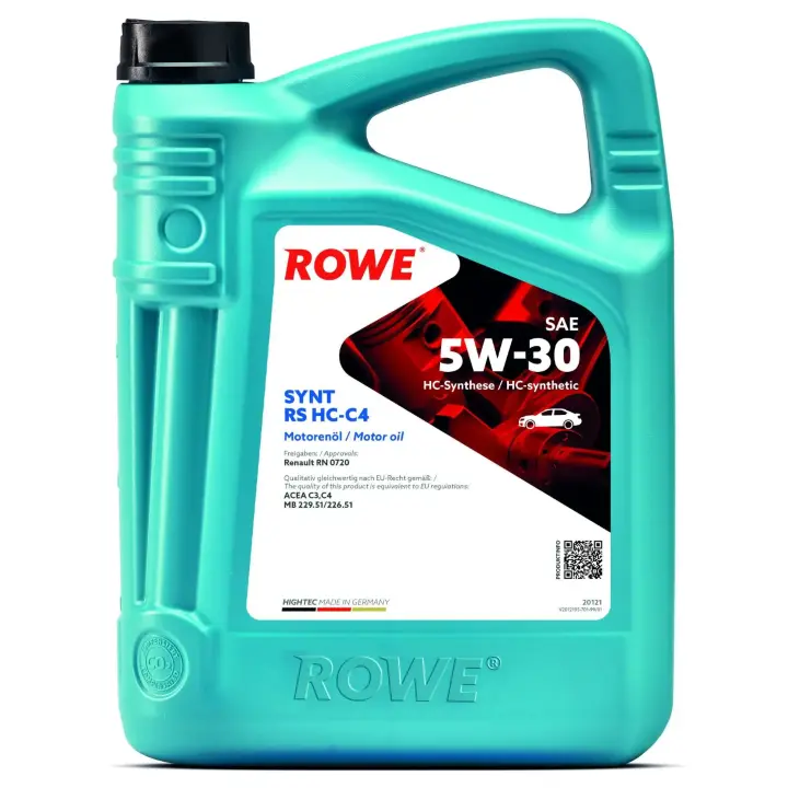 Олива моторна HIGHTEC SYNT RS SAE 5W-30 HC-C4 (4L) ROWE 20121004099