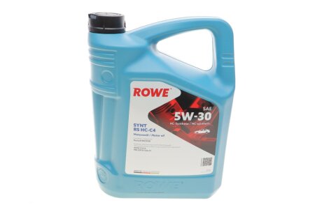 Олива моторна HIGHTEC SYNT RS SAE 5W-30 HC-C4 (5 L) rowe 20121005099 на Мерседес Мл w163