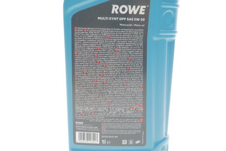 Олива моторна HIGHTEC MULTI SYNT DPF SAE 5W-30 (1 L) rowe 20125001099
