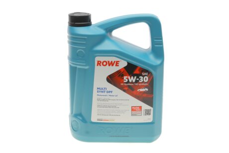 Олива моторна HIGHTEC MULTI SYNT DPF SAE 5W-30 (5 L) rowe 20125005099 на Опель Монтерей