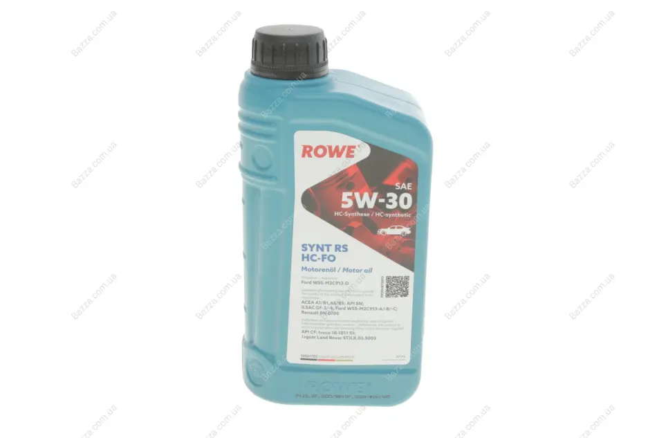 Олива моторна HIGHTEC SYNT RS SAE 5W-30 HC-FO (1 L) ROWE 20146001099