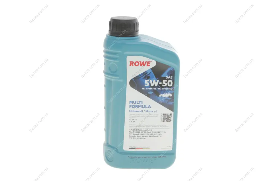 Олива моторна HIGHTEC MULTI FORMULA SAE 5W-50 (1 L) ROWE 20148001099
