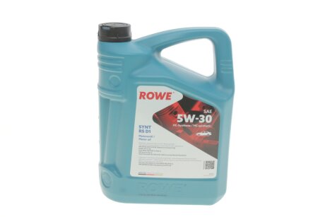Олива моторна HIGHTEC SYNT RS D1 SAE 5W-30 (5 L) rowe 20212005099