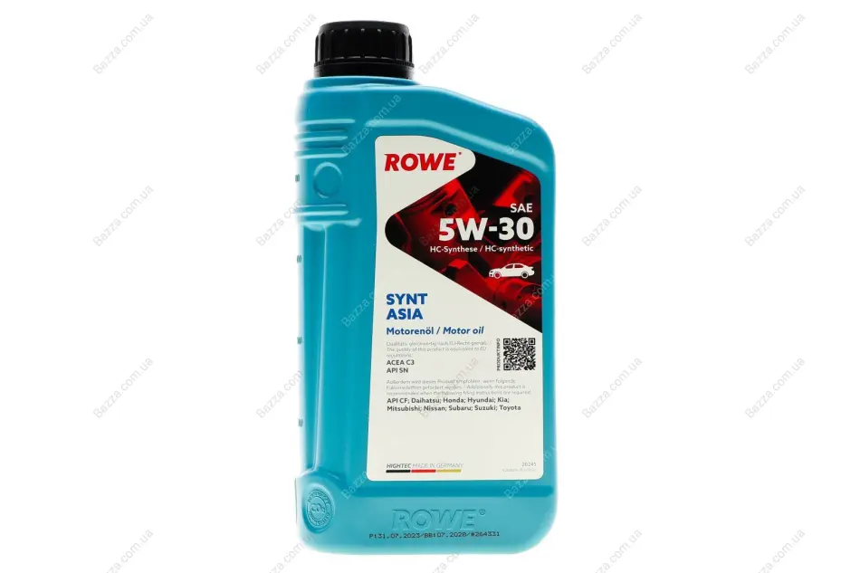 Олива моторна HIGHTEC SYNT ASIA SAE 5W-30 (1 L) ROWE 20245001099