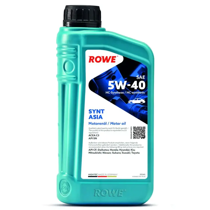 Олива моторна HIGHTEC SYNT ASIA SAE 5W-40 (1L) ROWE 20246001099