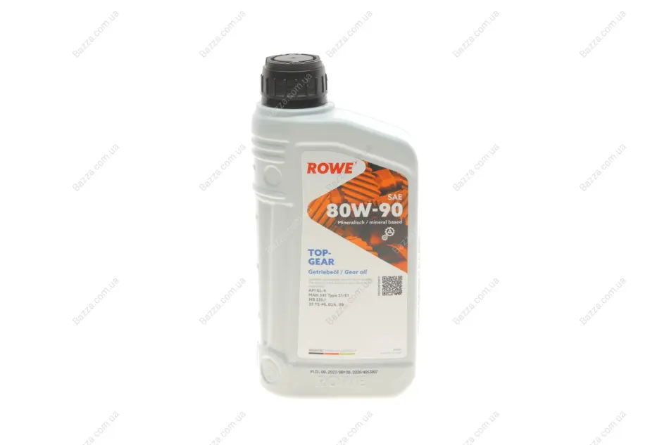 Олива трансмісійна HIGHTEC TOPGEAR SAE 80W-90 (1 L) ROWE 25001001099