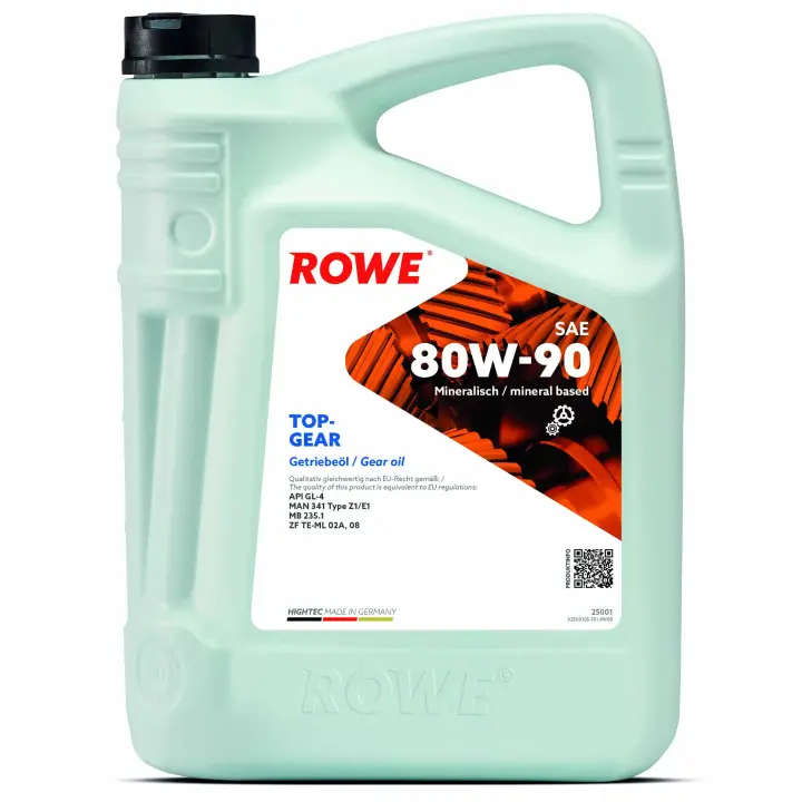 Олива трансмісійна HIGHTEC TOPGEAR SAE 80W-90 (5L) ROWE 25001005099 (фото 1)