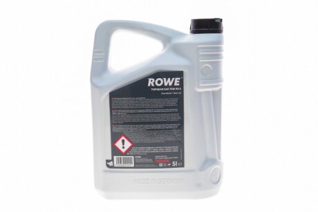 Олива трансмісійна HIGHTEC TOPGEAR SAE 75W-90 S (5 L) rowe 25002005099