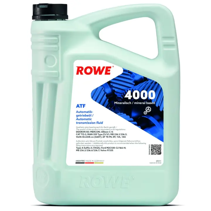 Олива трансмісійна HIGHTEC ATF 4000 (5L) ROWE 25011005099 (фото 1)
