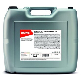 Олива трансмісійна HIGHTEC HYPOID EP SAE 85W-140 (20 L) rowe 25016020099