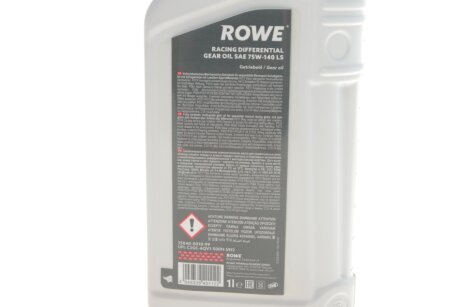 Олива трансмісійна HIGHTEC RACING DIFF. GEAR OIL SAE 75W-140 LS (1 L) rowe 25040001099