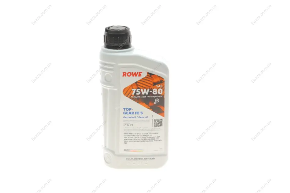 Олива трансмісійна HIGHTEC TOPGEAR FE SAE 75W-80 S (1 L) ROWE 25066001099