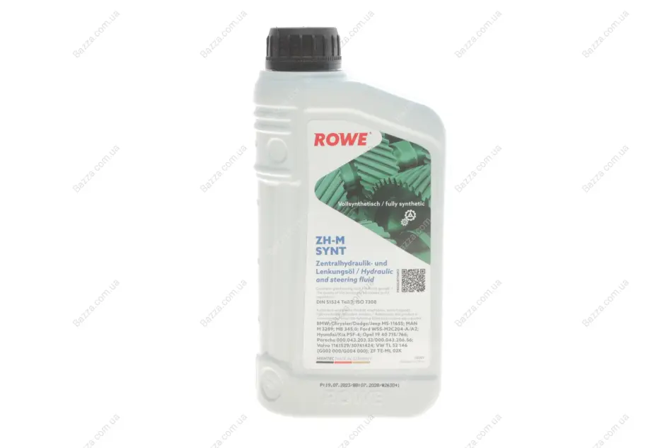 Рідина гідравлічна HIGHTEC ZHM-SYNT (1 L) ROWE 30509001099 (фото 1)