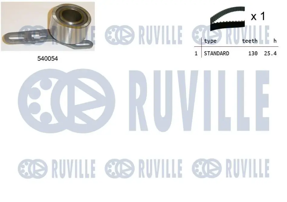 К-кт ГРМ Ford Transit 2.5D 84-91 /130 x 1/ ruville 550067