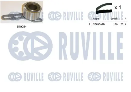 К-кт ГРМ Ford Transit 2.5D 84-91 /130 x 1/ ruville 550067