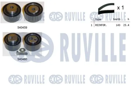 К-кт ГРМ 143Z Citroen Jumper,Boxer 01- ruville 550236
