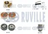 RUVILLE AUDI К-кт ГРМ (водяна помпа + 3 шт. ролика + кріплення + ремінь) A4 B6 (8E2) 2.0 FSI 02-04 ruville 5503121