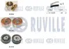 RUVILLE AUDI К-кт ГРМ (ремінь + 3 шт. ролика + кріплення) A3 (8P1) 2.0 FSI 03-08, VW GOLF V (1K1) 2.0 FSI 04-08 ruville 550312